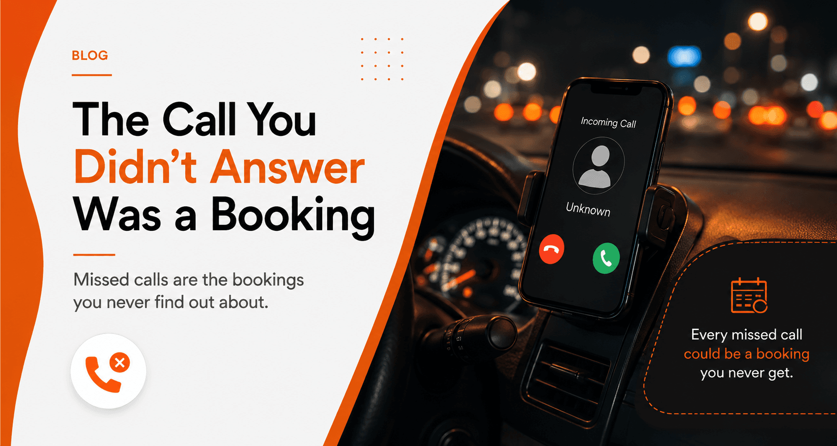 Missed calls cost bookings